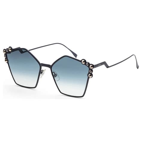 fendi ff 0261 s pjp 57 8 3 blue|Fendi Women's Sunglasses FF.